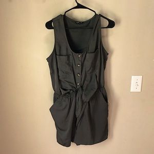 Army green romper